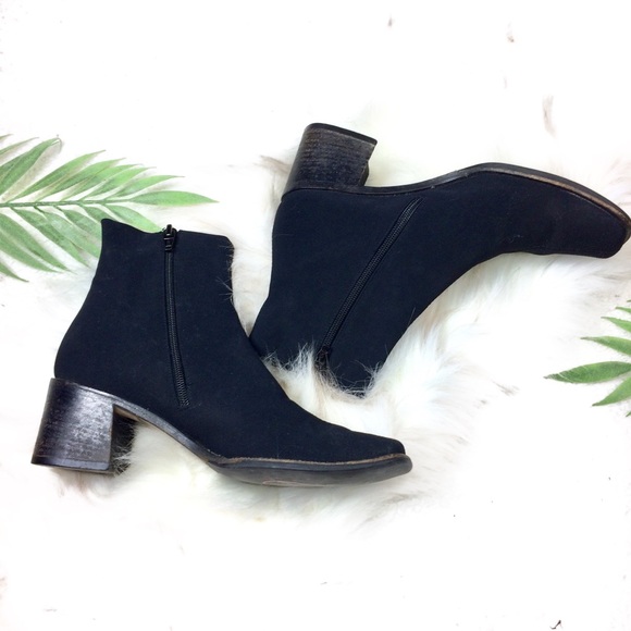 Paul Green Shoes - Paul Green Leather Handmade Boots with Heel